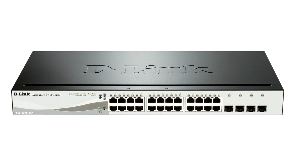 D-LINK DGS-1210-24P MANAGED SWITCH W/ POE