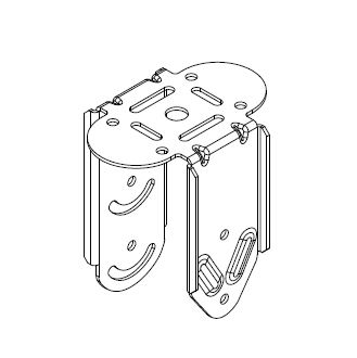[P006564] DOLBY MMA-1090 3 AXIS SURROUND BRACKET (requires YK1090)(Sold in pairs)