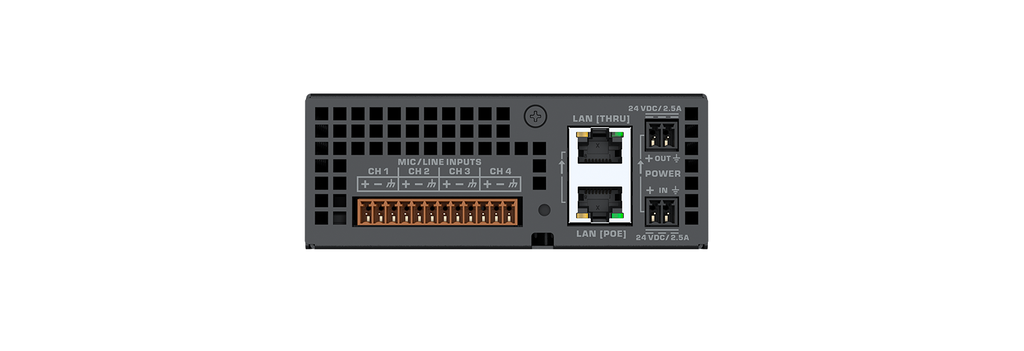 QSC 4ch INPUT MODULE FOR Q-SYS QIO-ML4i