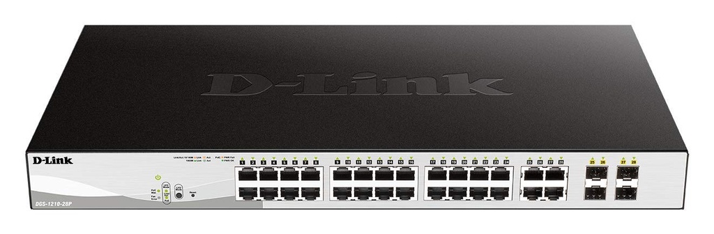 D-LINK DGS-1210-28P MANAGED SWITCH W/ POE