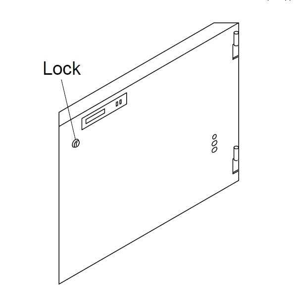 SONY SRX-R220 Lock set for Lamp Panel