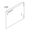 SONY SRX-R220 Lock set for Lamp Panel