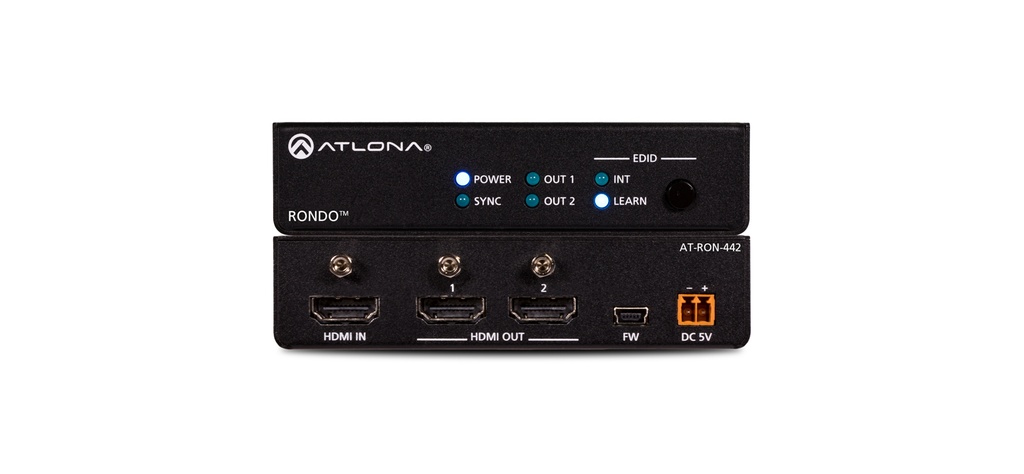 ATLONA RONDO 442 2-OUTPUT HDMI DISTRIBUTION AMPLIFIER