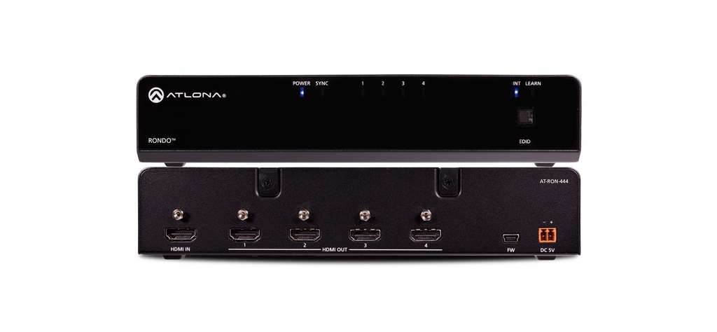 ATLONA RONDO 444 4-OUTPUT HDMI DISTRIBUTION AMPLIFIER