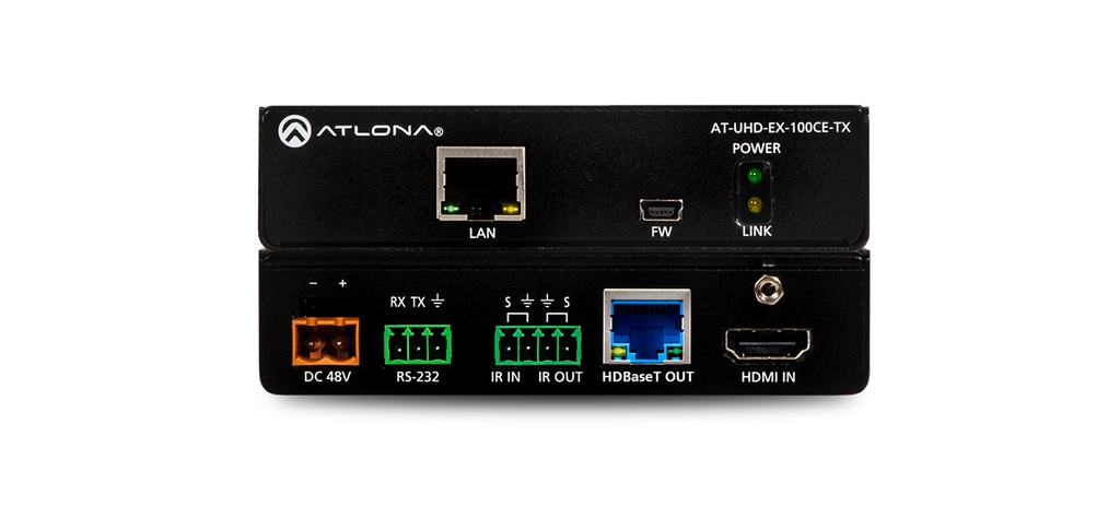 ATLONA UHD-EX-100CE-TX 4K/UHD HDMI HDBASET TX 100M
