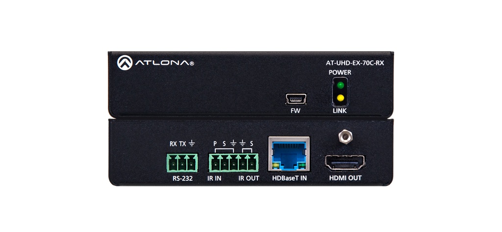 ATLONA UHD-EX-70C-RX 4K/UHD HDMI HDBASET RX 70M