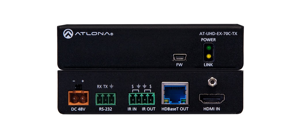 ATLONA UHD-EX-70C-TX 4K/UHD HDMI HDBASET TX 70M