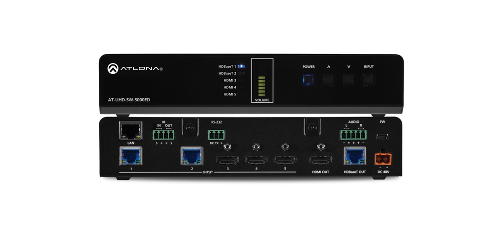 ATLONA UHD-SW-5000ED 4K HDMI/HDBASET 5-IN SWITCHER