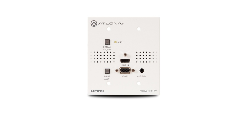 ATLONA HDVS-150-TX-WP 4K HDMI/HDBASET TX WALLPLATE
