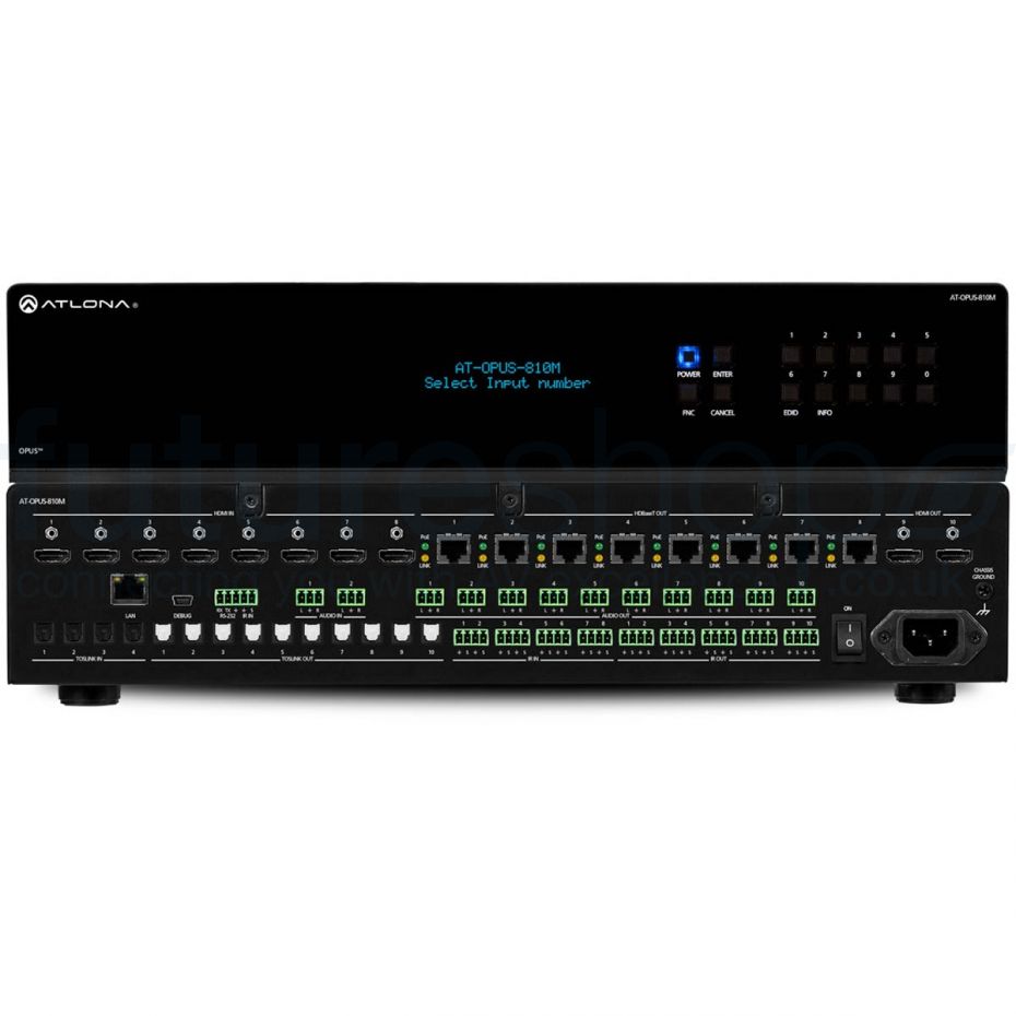 ATLONA OPUS-810M 8X10 HDMI-HDBASET 4K HDR MATRIX