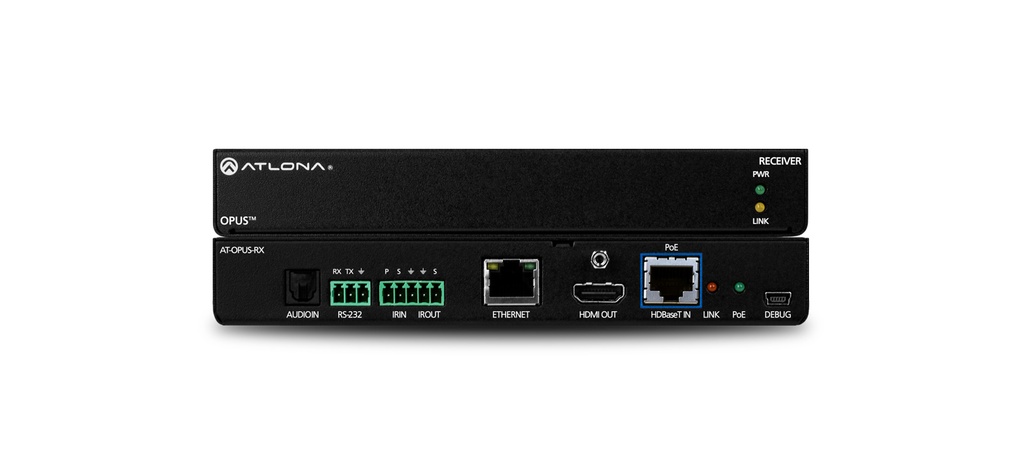 ATLONA OPUS-RX 4K HDR HDBASET RX FOR OPUS MATRIX SWITCHERS