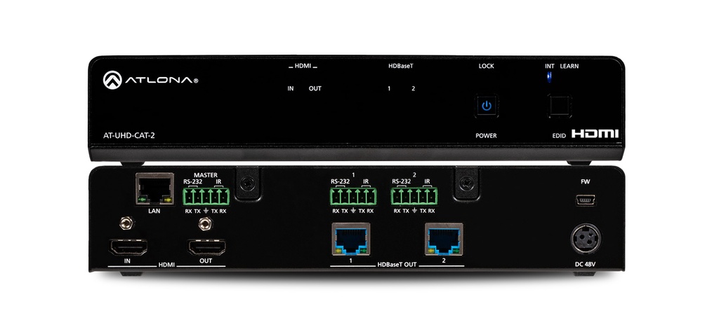 ATLONA UHD-CAT-2 4K/UHD HDMI TO HDBASET DISTRIBUTION AMPLIFIER