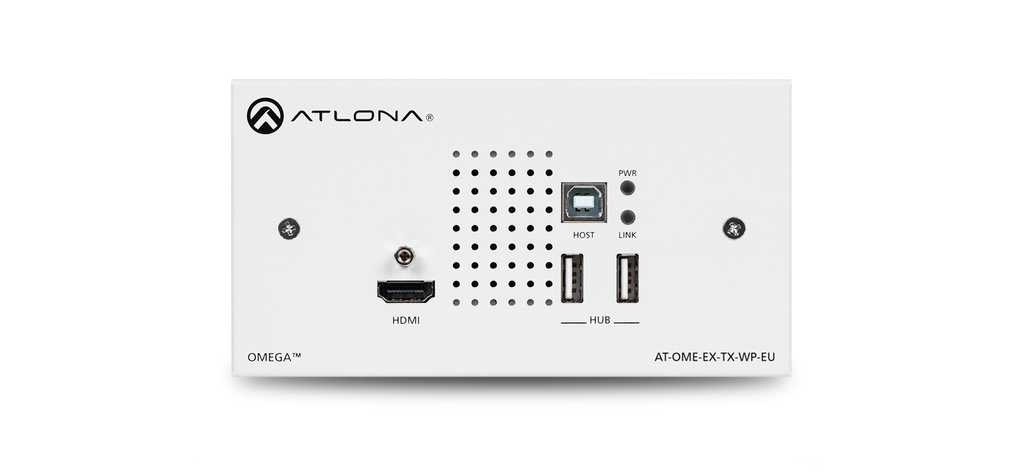 ATLONA OMEGA EX-TX-WP-E WALLPLATE TX FOR HDMI & USB