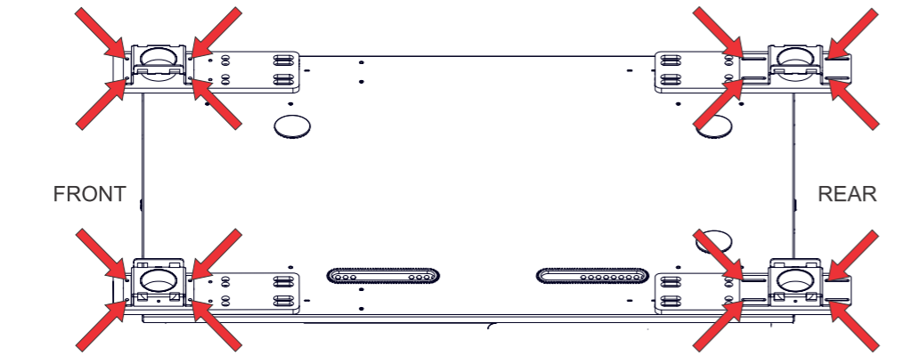 CHRISTIE CP2315/20-RGB RACK STAND ADAPTER