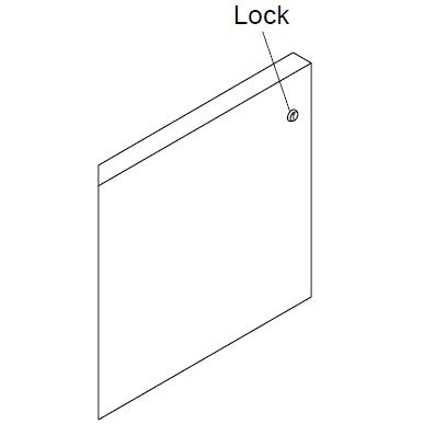 SONY SRX-R220 Locks for Side Panels