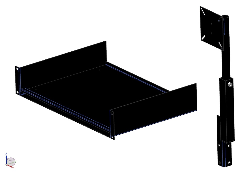 CINEMANEXT SOPORTE PARA TECLADO/MONITOR CABI