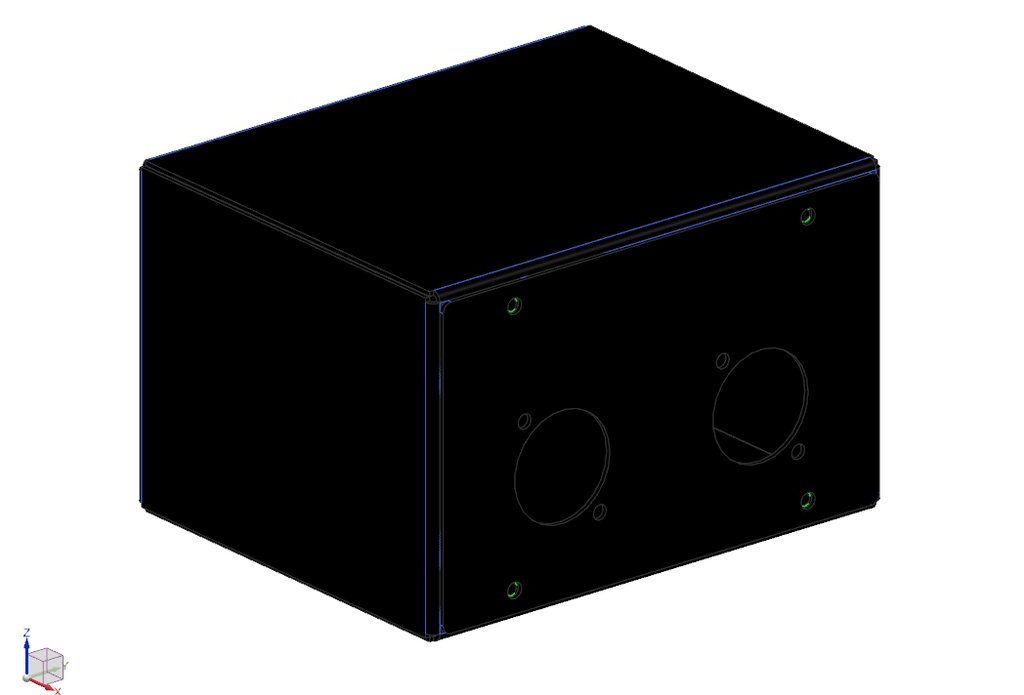 CINEMANEXT CAJA PANEL 2 CONECTORES P-CWP2