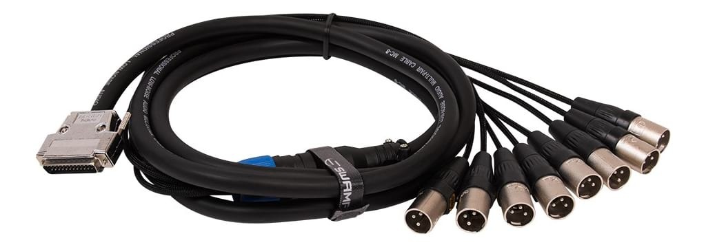 CABLE DB25 to 8 XLR F-M 3m f.Meyer Sound