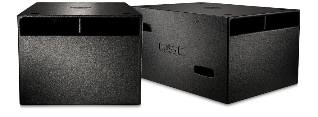 QSC GP212 DUAL PA SUBWOOFER BLACK