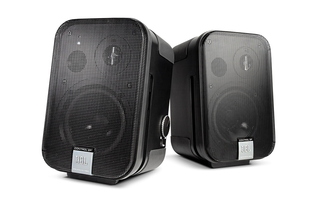 JBL CONTROL 2P POWERED SPEAKER PAIR BLACK