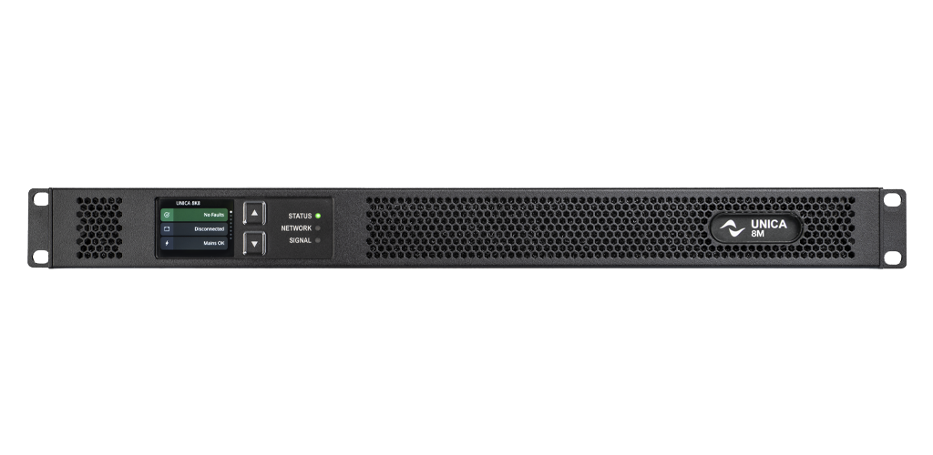 POWERSOFT UNICA 8K8 DSP+ AES67 Dante AMPLIFIER 8x 1000W