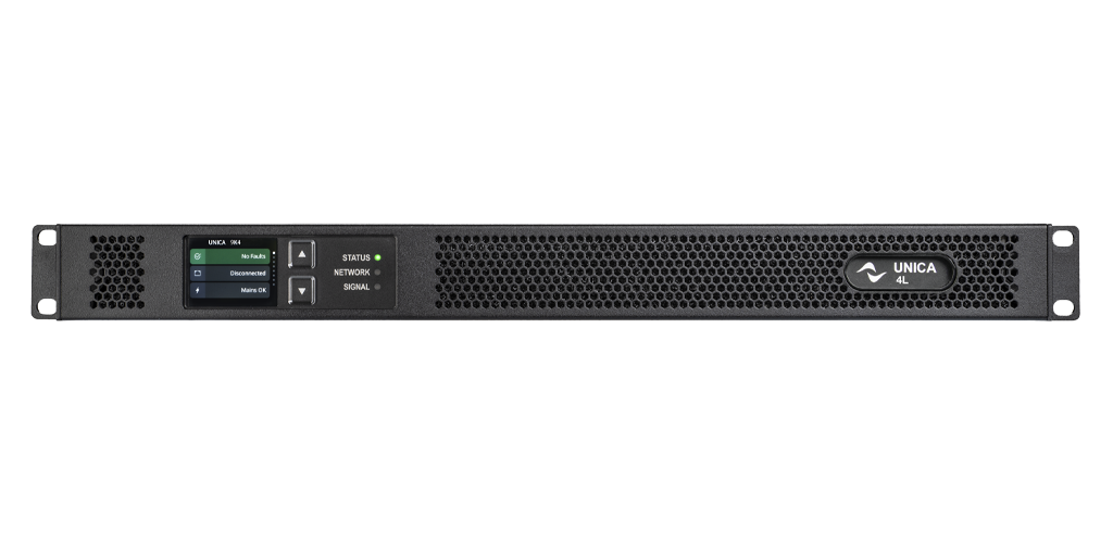 POWERSOFT UNICA 9K4 DSP+ AES67 Dante AMPLIFIER 4x 2250W