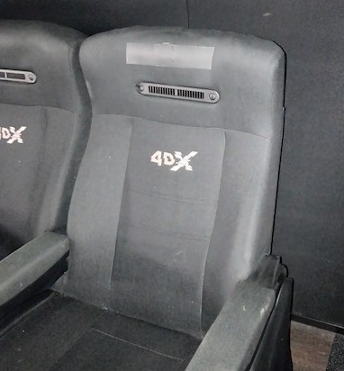 4DX ASSY REAR CUSHION (Black / without logo, warm air / CH)