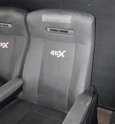 [P072155] 4DX ASSY REAR CUSHION (Black / without logo, warm air / CH)