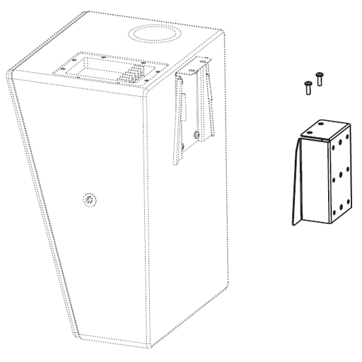 [P004064] QSC QM-BW SURROUND BRACKET