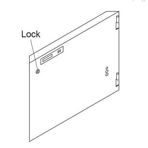 [P001778] SONY SRX-R220 Lock set for Lamp Panel