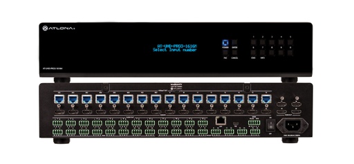 [P018277] ATLONA UHD-PRO3-1616M 4K/UHD 16X16 HDMI TO HDBASET MATRIX SWITCHER