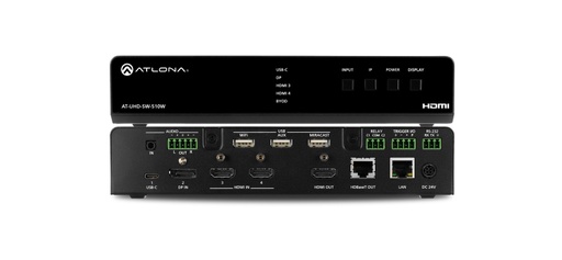 [P018292] ATLONA UHD-SW-510W-EU UNIVERSAL SWITCHER W/ WIRELESS LINK