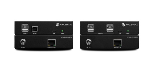 [P018354] ATLONA USB-EX-100-KIT USB 2.0 EXTENDER KIT CATX 100M