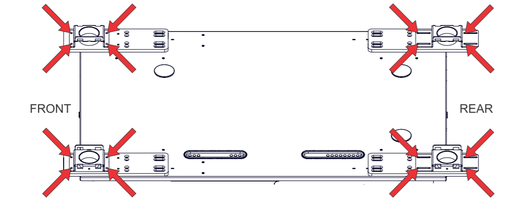 [P030691] CHRISTIE CP2315/20-RGB RACK STAND ADAPTER