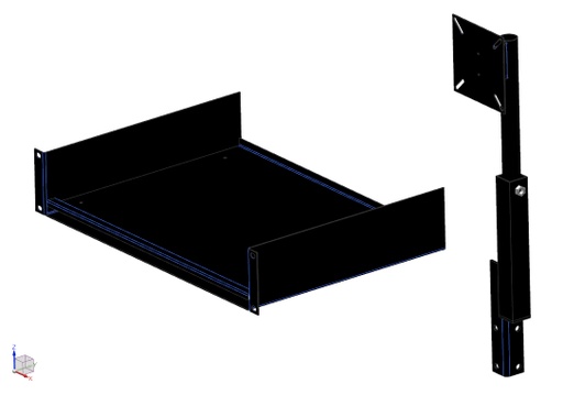 [P004959] CINEMANEXT KEYBOARD/MONITOR SUPPORT CABI