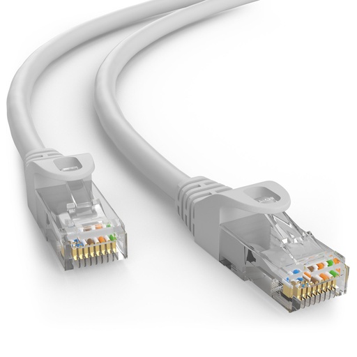 [P000592] CABLE RJ45 CAT6 UTP STRAIGHT GREY 0,25 M