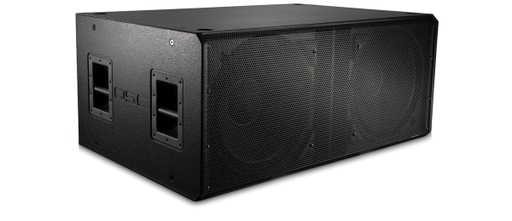 [P001282] QSC GP218 DUAL PA SUBWOOFER BLACK