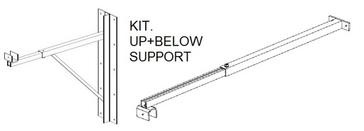 [P056654] CINEMANEXT P-SCREEN. SOPORTE PANTALLA DE PARED. KIT (750)